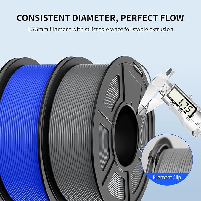 JAYO Gold PLA 3D Printer Filament 1.75mm 1.1kg Spool | ±0.02mm Accuracy, Tangle Free, Vacuum Sealed, Smooth Extrusion, Compatible with Most FDM Printers