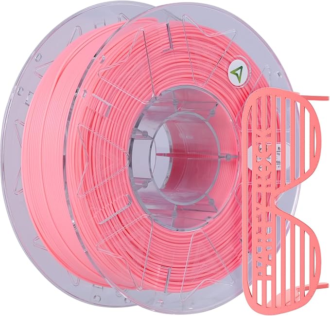 Creality Hyper Glow-in-the-Dark PLA Filament 1.75mm 1KG, RFID Smart, Bright Long-Lasting Glow, High-Speed 30–600mm/s, Easy Printing, Fits Most 3D Printers (Pink)