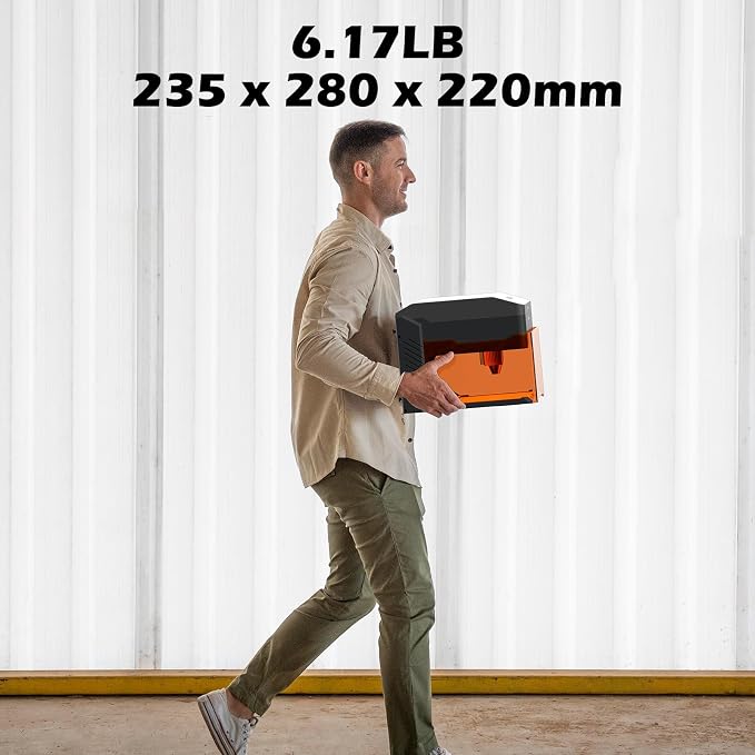 Genmitsu Kiosk 2.5W 2500mW Laser Engraver, Lightweight Portable Laser Engraver Machine Cutter with Acrylic Enclosure for DIY Wood Leather, 3.9'' x 3.9'' Engraving Area, Safety Class 1