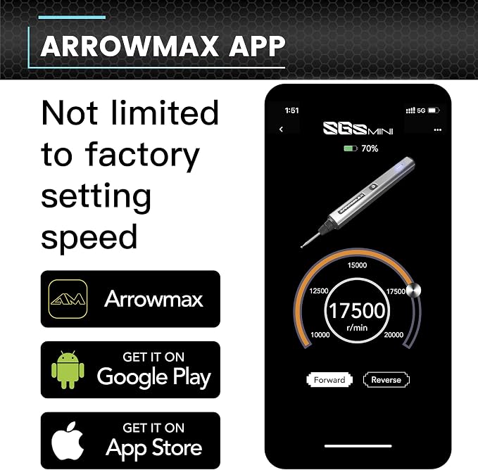 AM ARROWMAX Mini Engraving Pen, Cordless Rotary Tool & AM ARROWMAX 4-Speed Mini Electric Drill Pen with Benchtop Press