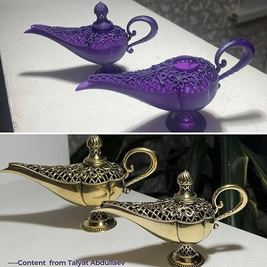 Siraya Tech Cast 3D Printer Resin Easy to Print Use and Burn High Resolution Castable 405nm LCD UV-Curing Photopolymer Resin for Making Jewelries and Metal Parts (Purple, 500g)