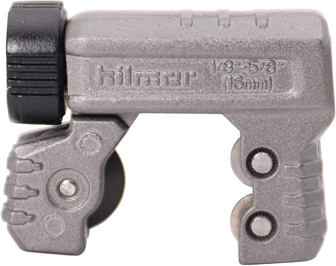Hilmor Small Diameter Tube Cutter, 1/8" - 5/8" HVAC Pipe, Tubing & Copper Cutter, TC1858 1885381