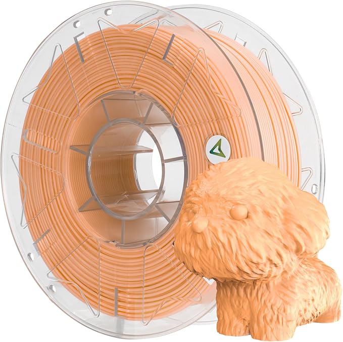 Creality Hyper PLA Filament 1.75mm, RFID 3D Printer Filament for High-Speed Printing up to 600mm/s, ±0.03mm Accuracy, 1KG/Spool (2.2lbs), 3D Printing Filament for Most 3D Printers (Peach Fuzz)