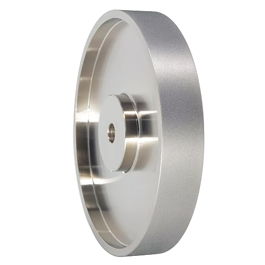 6" CBN Grinding Wheel, 1" Wide x 1/2" Arbor, Grit 600, for Sharpening High Speed Steel Tools, Diamond Grinding Wheel