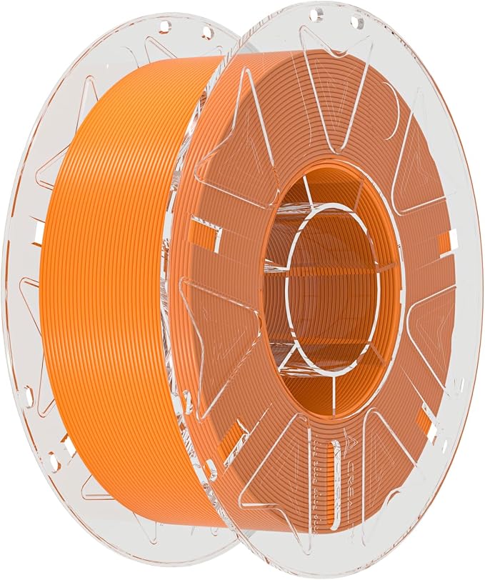 Creality PLA Filament 1.75mm for K2 Plus Combo, RFID 3D Printer Filament PLA for High Speed 30-600mm/s, 1kg(2.2lbs)/Spool Hyper PLA Filament Support CFS, Fits for Most 3D Printers (Orange)