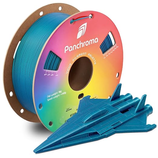 Polymaker Panchroma Starlight PLA Filament 1.75mm for 3D Printing, Neptune | Neatly Wound, Starry Sky PLA 1kg, Easy Print & Smooth Feeding, Compatible with Bambu Lab & Most 3D Printers