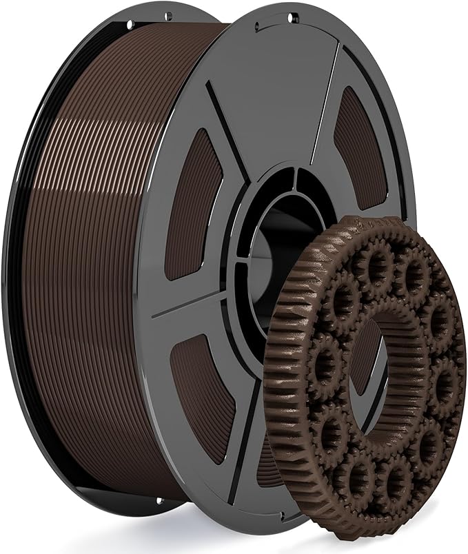 iSANMATE Dark Brown PETG HF Filament 1.75mm 50-400mm/s Rapid PETG High Speed PETG 3D Printer Filament 1KG High Precision,Strong Toughness,for Bambu Lab 3D Printers,AMS,AMSLite-Chocolate/Coffee