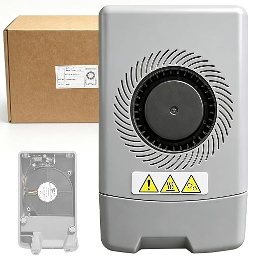 Original Ad5x Extruder Front Cover with 4010 Cooling Fan Prevents Extrusion Failure for Flashforge AD5X Hotend Cover High‑Temp Resistant Material,Toolhead Front Cover for Flashforge AD5X Accessories