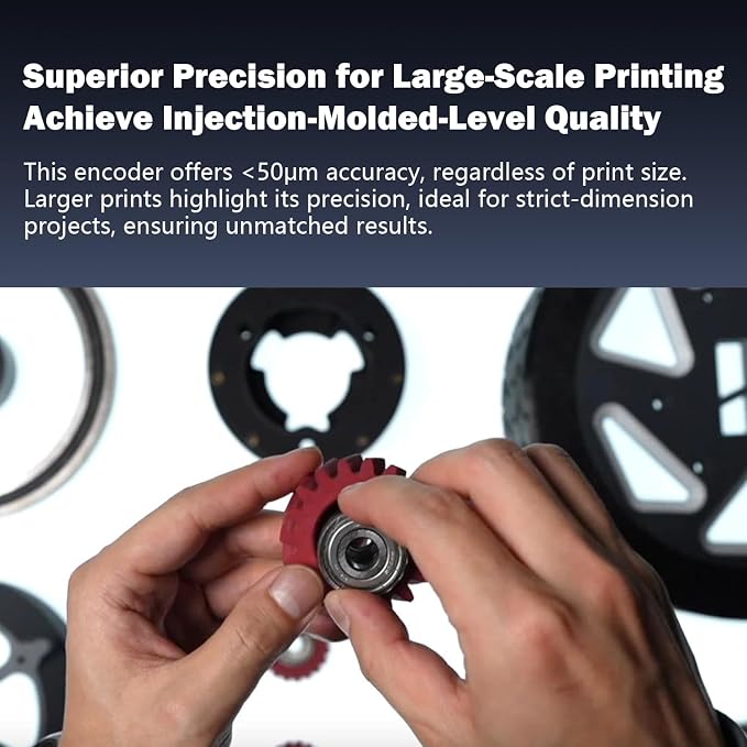 Vision Encoder for X2D/X2D Combo High Precision Calibration 5-Minute Calibration Below 50μm Motion Accuracy Unified Accuracy Tool for Bambu Lab X2D Combo 3D Printer Accessories