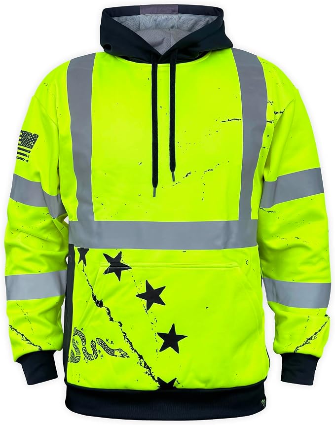 SafetyShirtz SS360 ANSI Class 3 Type R Graphic Hoodie
