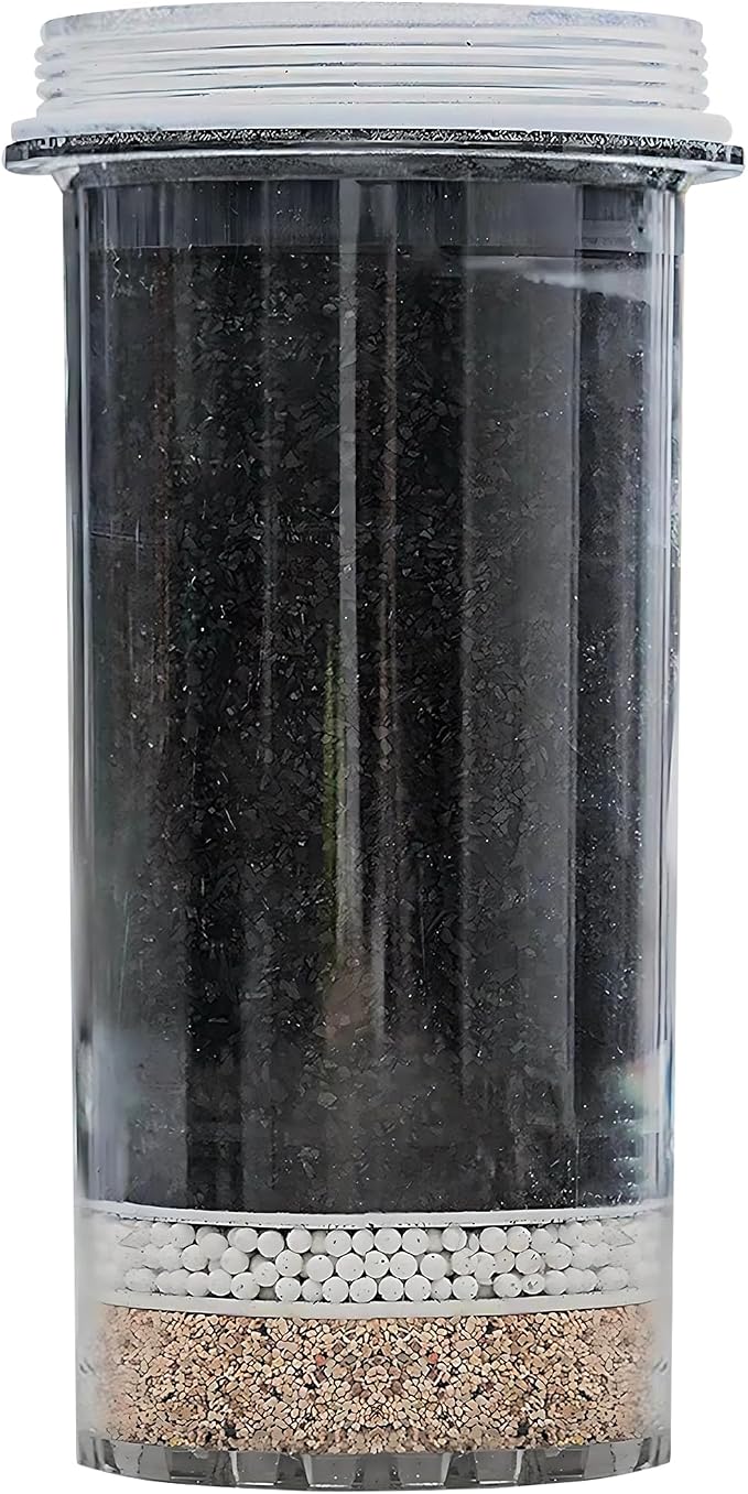 Nikken - PiMag Aqua Pour Filter Cartridge - Easy Replacement, With Copper Particles, Activated Carbon, pH Balance, Contaminant Reduction, Fresh Water