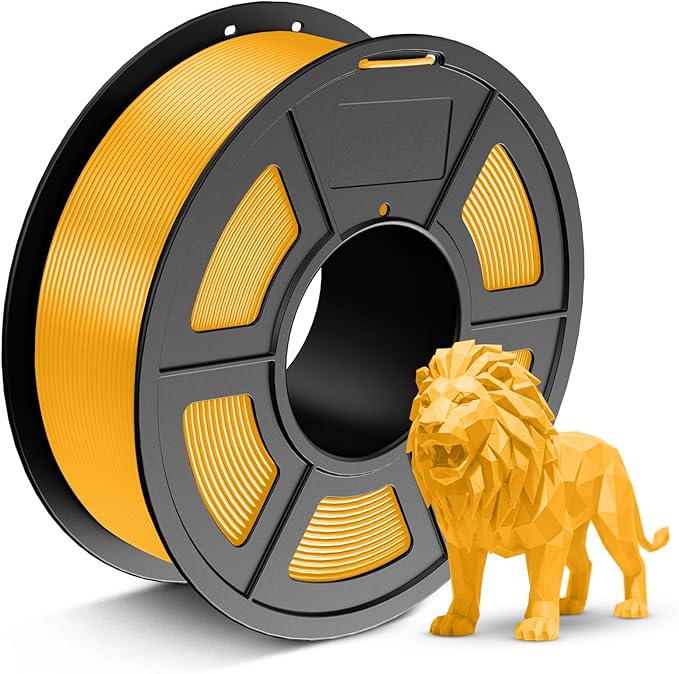 JAYO Gold PLA 3D Printer Filament 1.75mm 1.1kg Spool | ±0.02mm Accuracy, Tangle Free, Vacuum Sealed, Smooth Extrusion, Compatible with Most FDM Printers