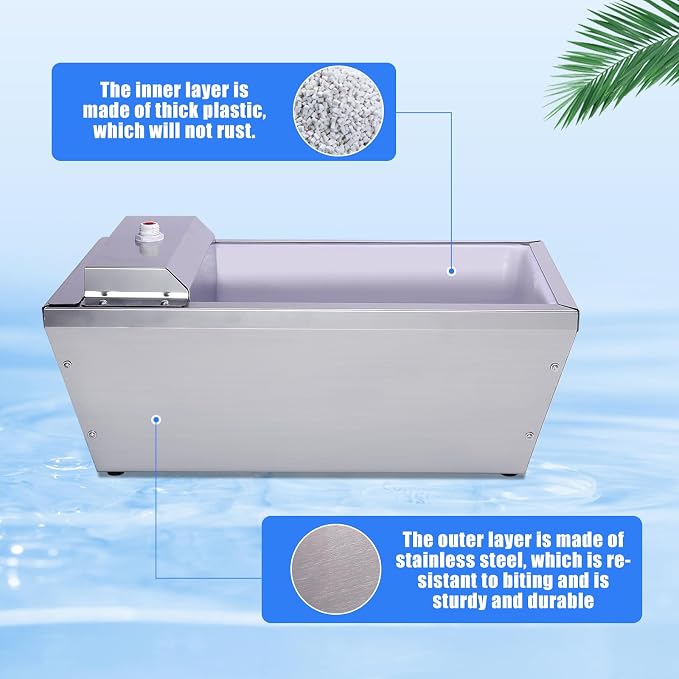 Automatic Dog Water Bowl Dispenser Auto Livestock Water Trough Outdoor Self Filling Waterer for Goat, Cattle, Horse, Pig, Sheep, Dog, Poultry