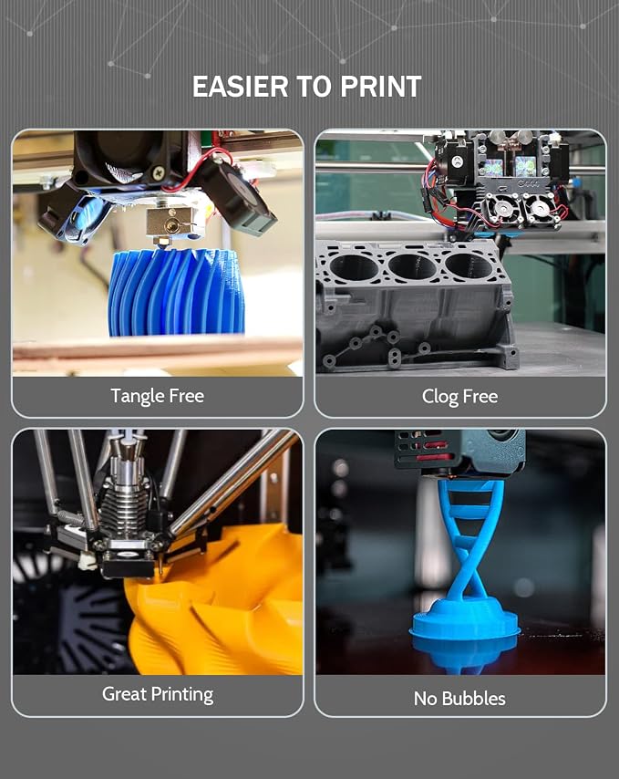DURAMIC 3D PLA+ Printer Filament 1.75mm PLA Plus Neatly 2Kg Spool(2.2lbs) | PLA Pro Tougher and Stronger, Dimensional Accuracy Probability +/- 0.02mm Space Blue
