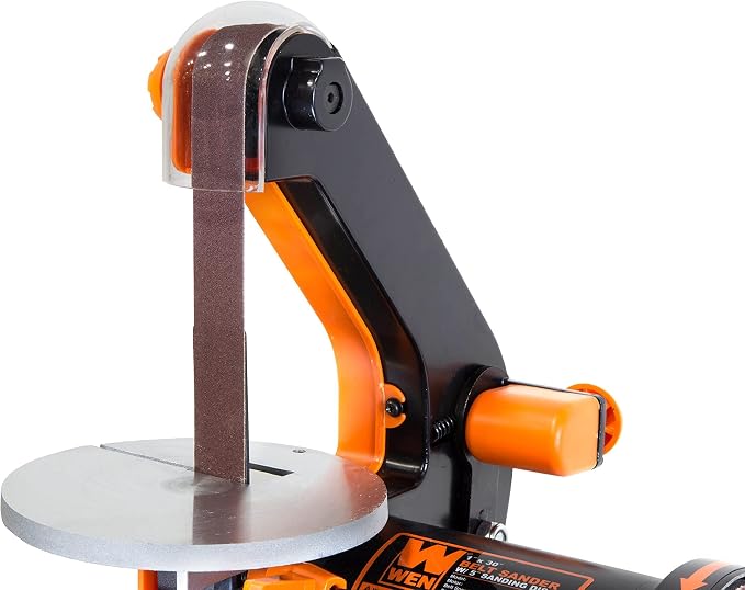 WEN Benchtop Belt and Disc Sander with 1 x 30 in. Belt and 5 in. Sanding Disc (6515T)