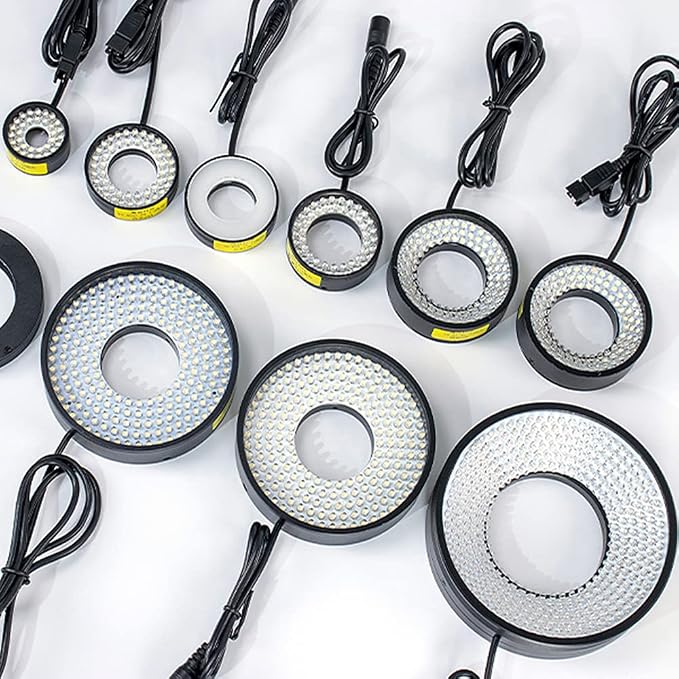 100mm Red Ring Light Machine Vision LED 24V Detection and Recognition Lamp Industrial Camera