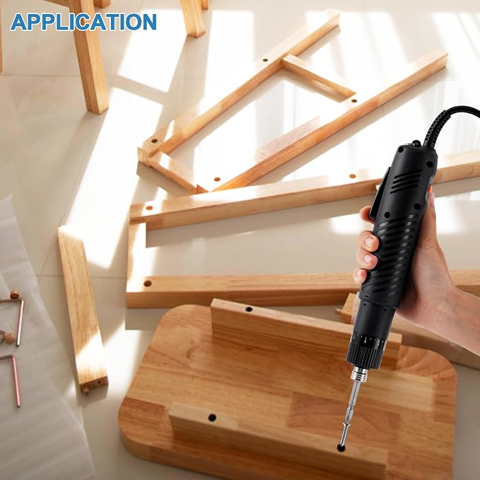 MXBAOHENG Electric Screwdriver Sets Torque Adjustable Drill Tool Applicable Batch Head 5mm 110-220V (101)
