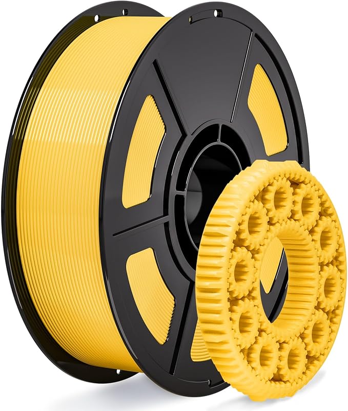 iSANMATE Yellow PETG HF Filament 1.75mm 50-400mm/s Rapid PETG High Speed PETG 3D Printer Filament 1KG High Precision,Strong Toughness,for Bambu Lab 3D Printers,AMS,AMSLite