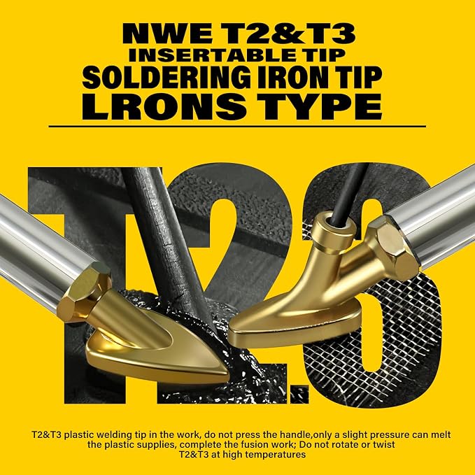 Allturn Plastic Welder, Plastic Welding Kit 3 in 1,Yellow | The M8 Hot Cutting Tip, 38 PCS Welding Rods, 800 PCS Staples, Patent No. D970324