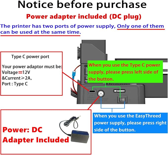Portable 3D Printer - Compact FDM 3D Printer with Removable Build Plate, PLA & TPU Filament Compatibility, 0.4mm Nozzle, 100x100x100mm Build Volume, Easy-to-Use Design for Beginners