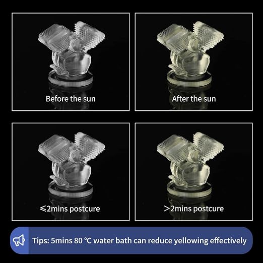 ANYCUBIC 3D Printer Resin, 405nm SLA UV-Curing Resin with High Precision and Quick Curing & Excellent Fluidity for LCD 3D Printing (Clear, 500g)