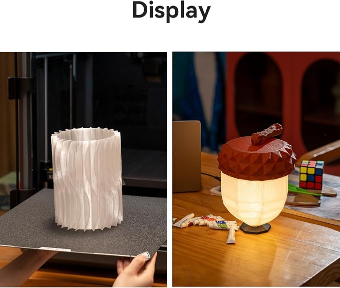 Creality Hyper PC Filament for 3D Printing, 3D Printer Filament with High Heat Resistance, Crystal-Clear, Easy to Print, Less Warping