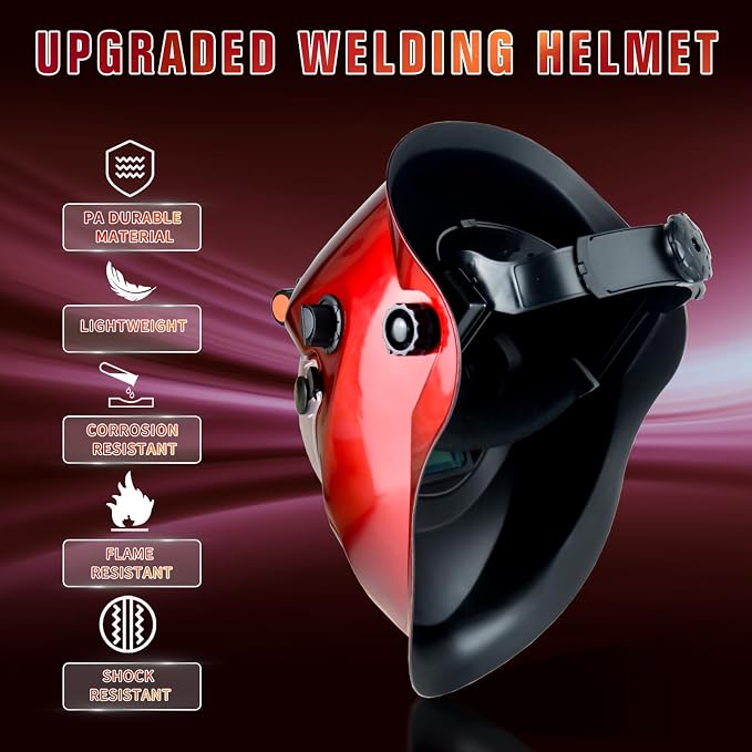 TRQWH Portable Welder Machine 110V ARC Handheld Welder & Auto Darkening Welding Helmet