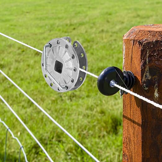 QWORK Fence Tightener, 20 Pcs Rapid Inline Fence Tensioner Strainer for Electric and Farm Fences