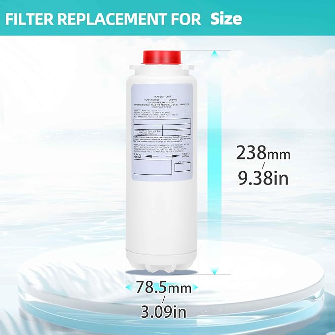 5160-0-C® Filter, Replacement for Elkay Water Filter 5160-0-C® By Certified, Compatible with Ezh2o Filter Replacement Filling Station, High Capacity Filter 516-00-C 6000 Gallon, No Chip