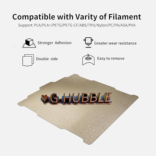 178x184MM for X Maker 3D Pinter Magnetic BasePlate Double Side PEI Build Plate Spring Steel Heated Bed Flex Print Platform,NOT for X Maker Joy.