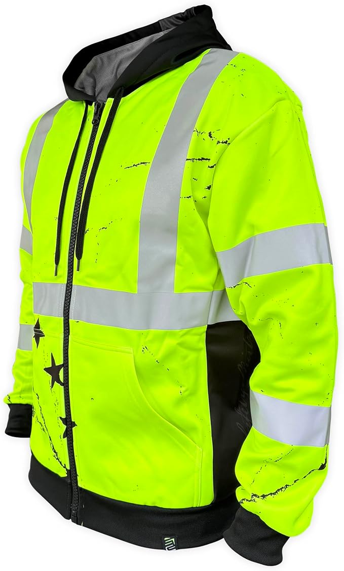 SafetyShirtz SS360 ANSI Class 3 Type R Graphic Hoodie