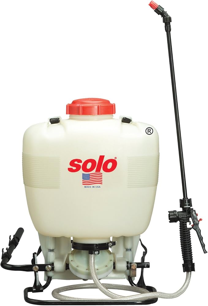 SOLO 475-B BACKPACK SPRAYER, 4 GALLON, DIAPHRAGM - BLEACH RESISTANT
