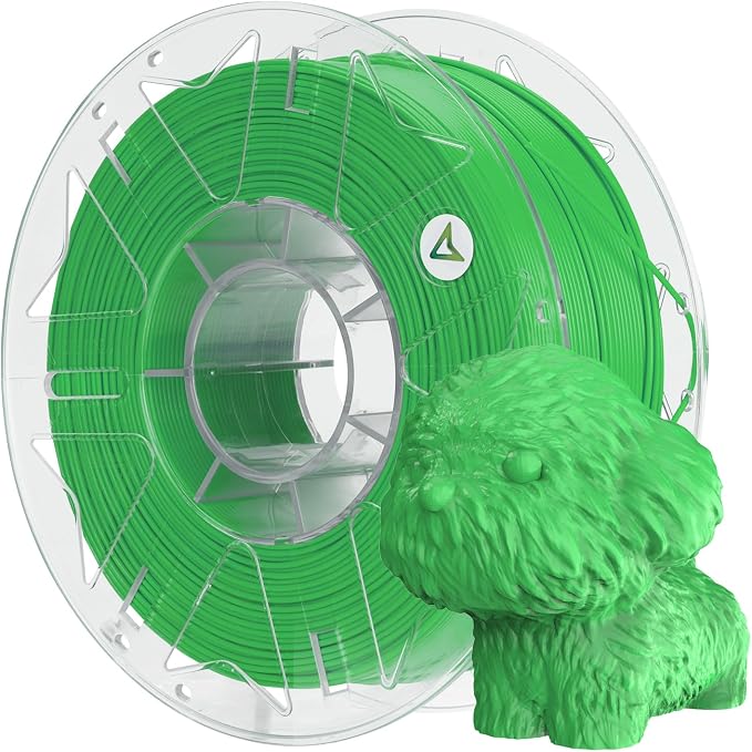 Creality Hyper PLA Filament 1.75mm, RFID 3D Printer Filament for High-Speed Printing up to 600mm/s, ±0.03mm Accuracy, 1KG/Spool (2.2lbs), 3D Printing Filament for Most 3D Printers (Green)