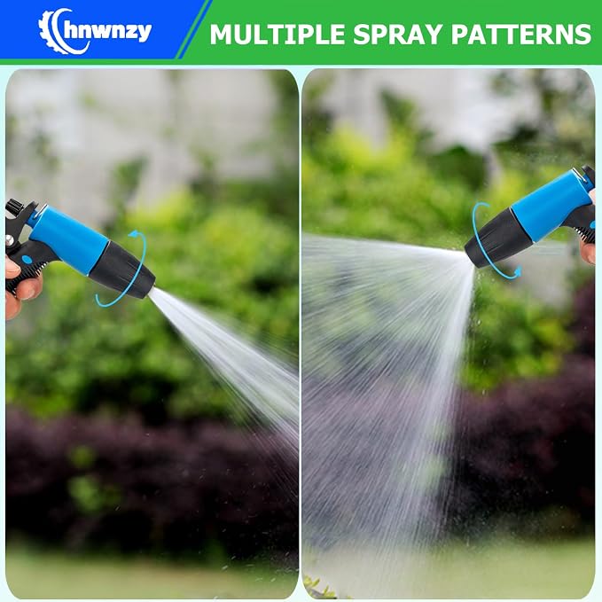 80PSI 7.5GPM Washdown Pump Kit, 12V Self-Priming Marine RV Water Pump with Pressure Switch, Strainer, Coiled Hose & Adjustable Nozzle for RV, Boat, Yacht, Camper, Travel Trailer and Sprayer