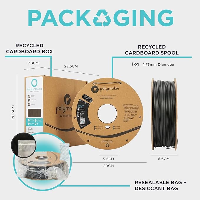 Polymaker ABS Filament 1.75mm Red, 3D Printer Filament 1.75mm Heat Resistant 1kg - PolyLite ABS 3D Printing Filament 1.75mm, Strong & Durable, Dimensional Accuracy +/- 0.03mm