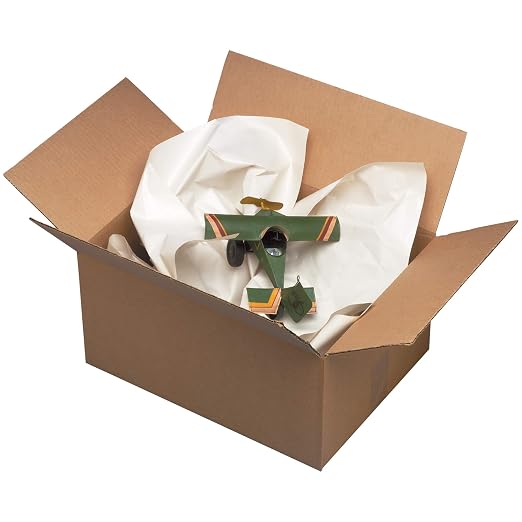 BOX USA Packing Paper Sheets 30" x 20" (1200 Sheets) - Newsprint Paper for Shipping, Storage and Moving Supplies, White