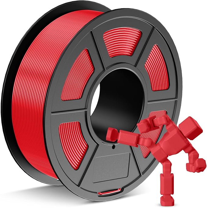 JAYO PETG Filament 1.75mm Red 1.1 KG, Strong Toughness PETG 3D Printer Filament Dimensional Accuracy +/- 0.02 mm, 2.4lbs Spool Fits for Most FDM 3D Printers
