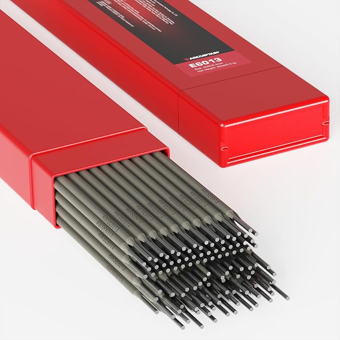 ARCCAPTAIN E6013 Welding Rod 3/32" 5LB Carbon Steel Welding Sticks Electrodes, Welding Rods ARC Welding Equipment