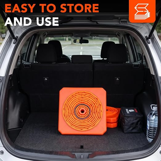 TENKAIWICK 28 Inch 12 Pack Traffic Cones, Collapsible Safety Cones, Multi Purpose Pop-up Cones with Reflective Collar, Orange Cones for Parking lot, Driveway, Driving Training etc