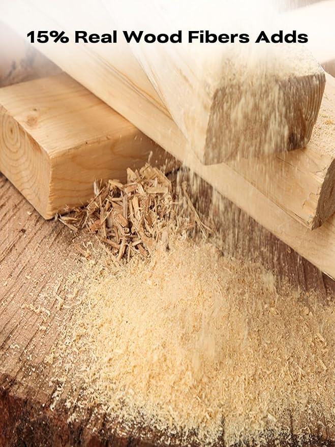 Creality Wood Filament PLA 1.75mm, Dimensional Accuracy +/- 0.03mm, Warp-Free and Clog-Free, 1KG Spool (2.2 lbs), Fit for 99% 3D Printers