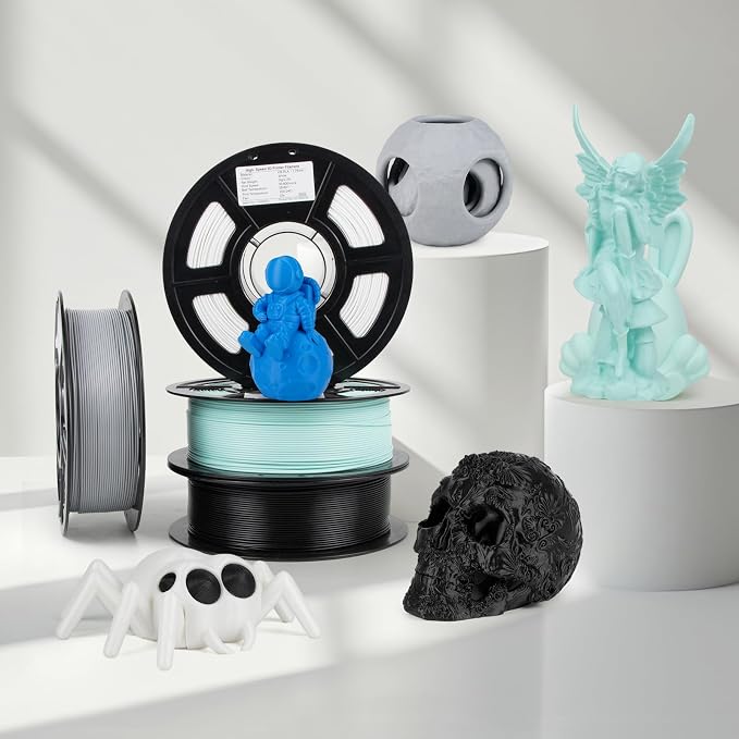 iSANMATE Rapid PLA Plus Filament 1.75mm, Blue 3D Printer Filament, Fast Printing Speed PLA, Dimensional Accuracy ±0.02mm, 1kg/Spool