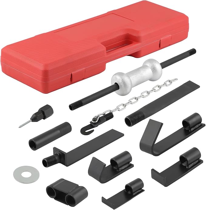 maXpeedingrods 13 Pcs Slide Hammer Dent Puller Set, Automotive Dent Remover, Heavy Duty Auto Body Truck Repair Tool Kit, 10LBS Slide Hammer Puller Set