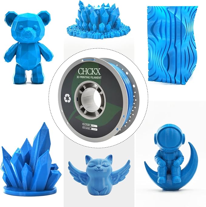 PETG 3D Printer Filament Bundle, 16Rolls,Dimensional Accuracy +/- 0.03 mm, 1kg Spool(2.2lbs), 1.75 mm Fit for Most 3D Printers,16-Multicolor Assortment