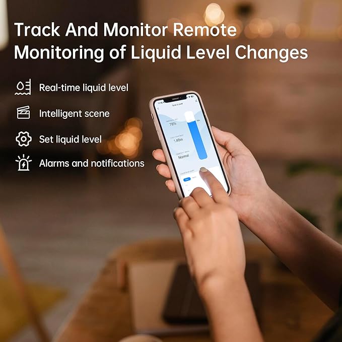 Smart TLC2206 WiFi Water Oil Fuel Liquid Tank Level Monitor Indicator Controller Remote Water Level Sensor TUYA Intelligent Liquid Level Detector