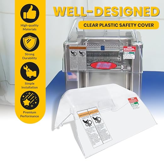 Clear Plastic Safety Cover for Biro Tenderizers Pro 9 & Sir Steak, Replace for T3247-1, TA3096M-2, Durable Transparent Plastic, Easy Installation