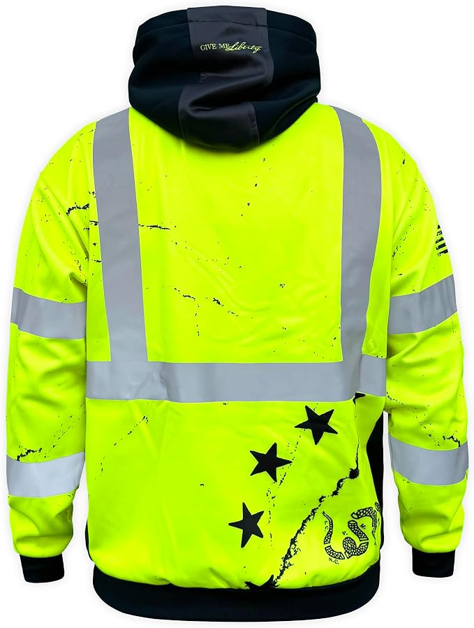SafetyShirtz SS360 ANSI Class 3 Type R Graphic Hoodie