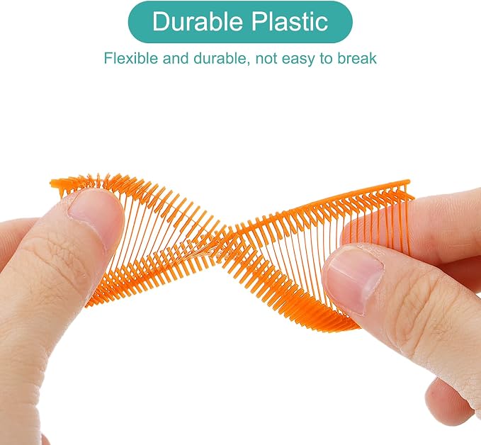uxcell 5000pcs 2 Inch(50mm) Micro Tagging Gun Fasteners, Tag Pins Clothing Tagging Barbs Attachments Plastic Garment Price Tag Barb for Clothes, Orange