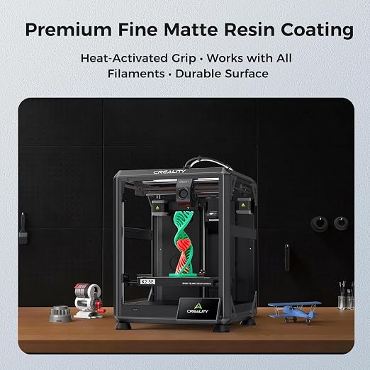 Creality K2 SE Build Plate Original 235x237mm Epoxy Resin Coating Spring Steel Magnetic Bed Plate Creality K2 SE 3D Printer PEI Sheet