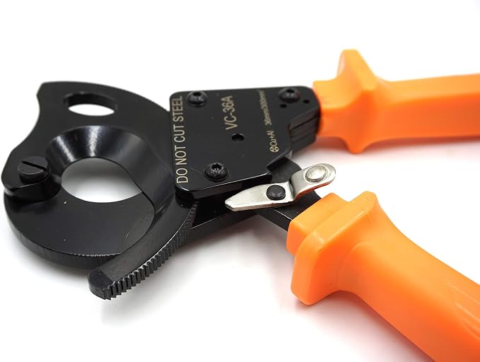 Ratchet Cable Cutters,Aluminum Copper Wire Cutters for Cutting electrical wire as Ratcheting Wire Cut Hand Tool (300mm2)