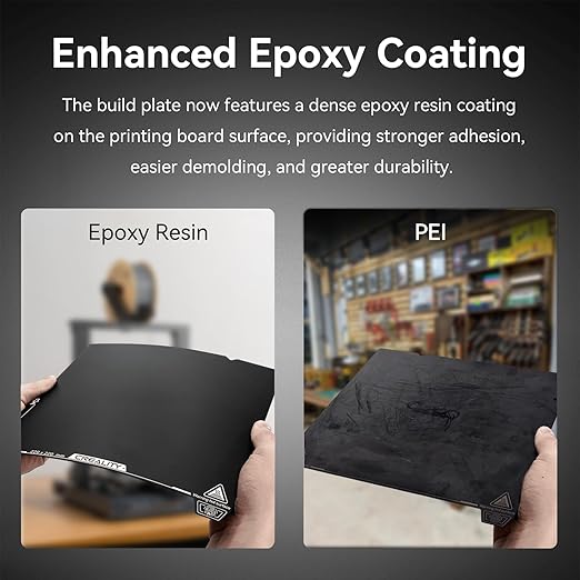 Creality Ender 3 V3 SE Build Plate 235x235mm Dual Side Epoxy Resin Coating Spring Steel Bed Plate Magnetic Platform Sheet for Ender 3 V3 SE/Ender 3 V3 KE/Ender 3 V3/Ender 3 V2/K1/K1C/K1 SE